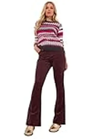 Joe Browns Dames uitlopende been koord broek, normaal, , EU 44, , 42