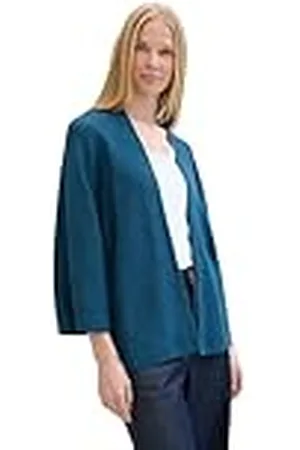 TOM TAILOR Dames Basic Loose Fit Cardigan, , M
