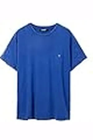 Desigual Heren TS_FRANK 5036 Blue KLEIN Shirt, S, , S