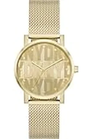 DKNY Vrouwen Analoge Quartz Horloge Met Roestvrij Stalen Band NY6692