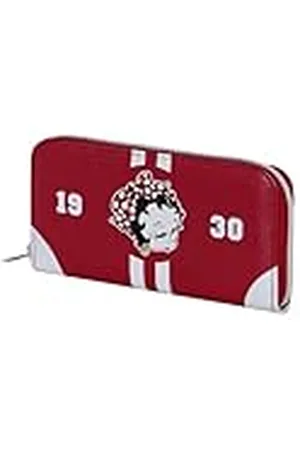 Betty Boop Varsity-Essential Portemonnee, Bourgondië, 19 x 10 cm, Bourgondi , Eén maat, Essentiële Portemonnee