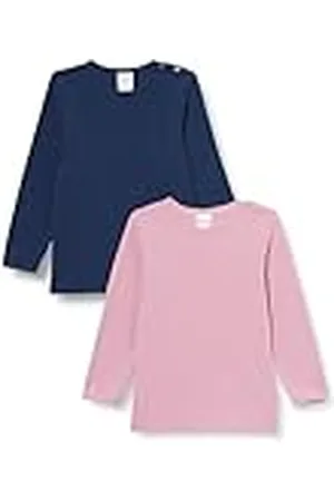 Green Cotton Babymeisjes blouse, Pink Haze/Academy, 74 cm