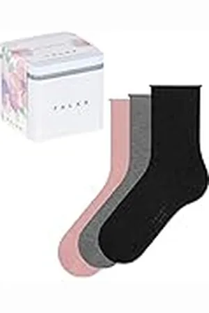 Falke Dames Sokken Happy Giftbox Uni Multipack W So katoen eenkleurig 3 paar, , 39-42