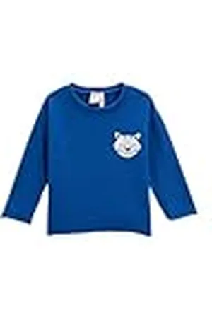 Koton Babyboy T-shirt met lange mouwen, crew neck, kat, applicatiedetail, , 2-3 jaar