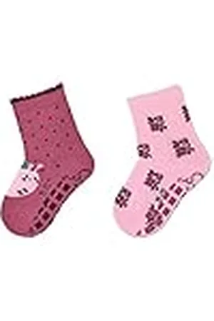 Sterntaler Babymeisjes ABS-sokken dubbelpak slakken + bloemen kousen, , normaal