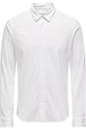Only & Sons ONSROBIN Button Under LS Stretch Shirt, , L