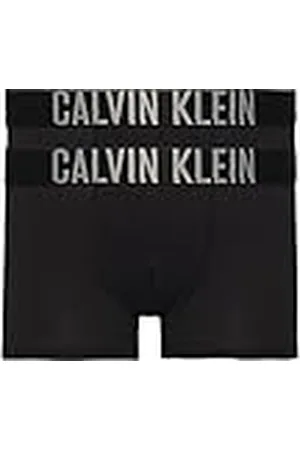 Calvin Klein Set van 2 boxershorts voor jongens, katoen, met stretch, zwart (zwart), 8-10 Jaar