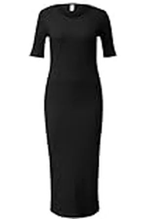 QS by s.Oliver Maxi-jurk met geribbelde structuur, , XS