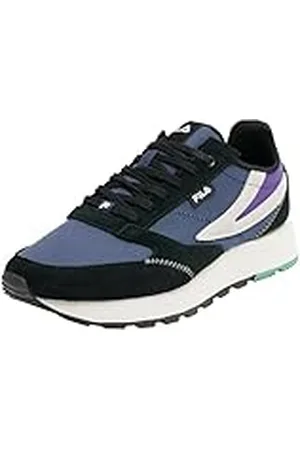 Fila Heren Run Formation Sneakers, Navy Black, 43 EU