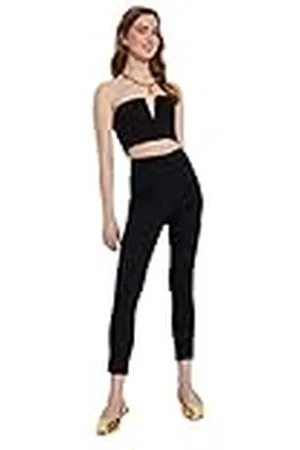 Trendyol Dames Hoge Taille Rechte Been Broek, , 38, , 64