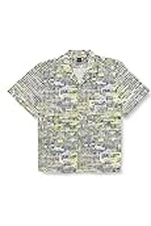 HUGO BOSS Heren Rayer Shirt, Light Beige277, XS, , XS