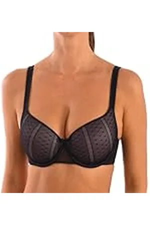 Selene Nicole Damesbeha met ringen - zwart - 95