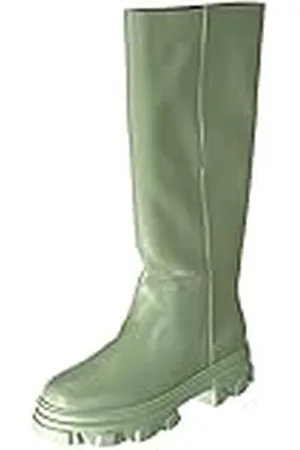 L37 Handmade Shoes Dames Hands UP Knee High Boot, Green, 36 EU