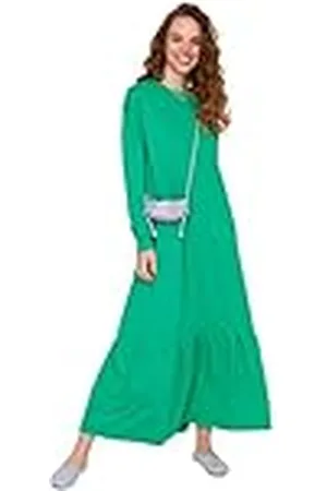 Trendyol Vrouwen Design Maxi Smock Jurk Regular Gebreide Jurk, , XL
