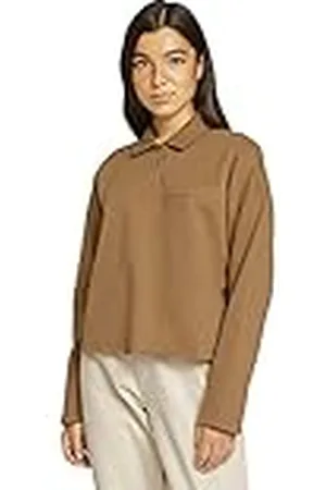 TOM TAILOR Dames Cropped poloshirt van biologisch katoen 1027253, , XXL