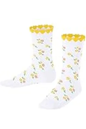 Falke Uniseks-kind Sokken Ditsy Flowers K So katoen gedessineerd 1 paar, , 31-34