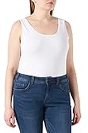 Marc O’ Polo Marc OPolo Tanktop voor dames, met ronde hals, slim fit, , M