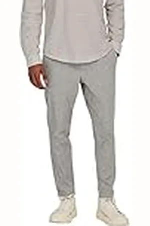 Only & Sons ONSLINUS Crop Life LIN Sweatpant voor heren, taps toelopende pasvorm, XS-XXL, , S