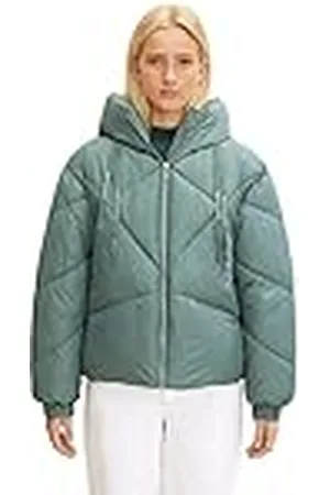 TOM TAILOR Dames Bufferjas met capuchon 1032686, , S