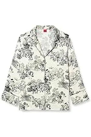 HUGO BOSS BOSS Joujou_Shirt voor dames, pyjama met lange mouwen, , XXL