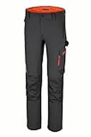 Beta Studios 7660G L Werkbroek met meerdere zakken, slim fit, elastisch, van 86% nylon en 14% elastaan, met versterkte zakken, scheurbestendig kruis en hogere tailleband aan de achterkant, antraciet