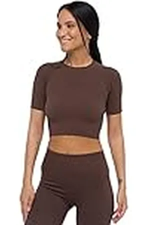 Heart And Soul Dames Top Sportivo Donna - T-shirt - Infinity Sportbeha, Chestnut, eenheidsmaat