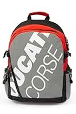 Giochi Preziosi Ducati-Zaino Ducati Round XL 26 LT, rugpaneel Comfort Back, voorvak, binnenvak, handvat van stof, gevoerde schouderbanden, afmetingen: 31 x 42 x 20 cm., , L, Casual