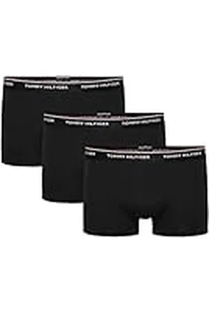Tommy Hilfiger Set van 3 boxershorts voor heren, ondergoed, zwart (zwart), S