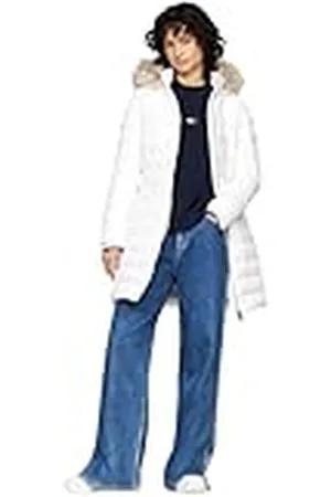 Tommy Hilfiger Dames TJW ESSENTIAL HOODED DOWN COAT DW0DW18864 Puffer Coat, , L, , L