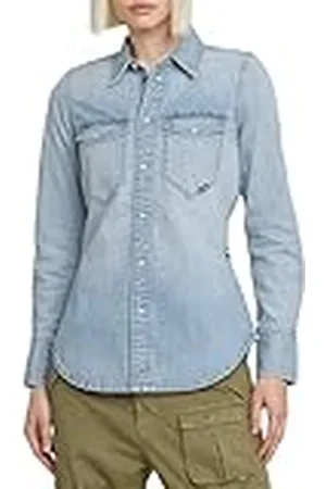 G-Star Slim Western Shirt met lange mouwen, , S