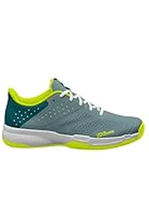 Wilson Heren KAOS Stroke 2.0 tennisschoen, Stormy Sea/Deep Teal/Veiligheid Geel, 12 UK, , 12 UK