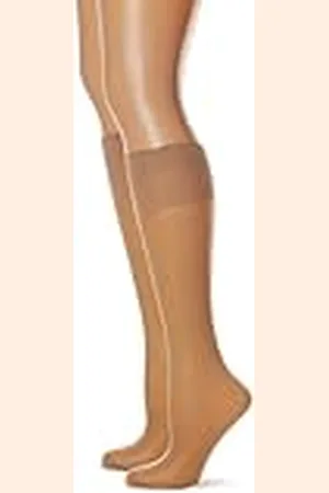 Dim Dames Pack van 2, Mi-Bas Absolu Flex Support Kousen, 20 Den, , Eén maat