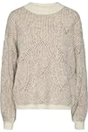 Pieces® Dames Pcjenna Ls O-Neck Knit Noos Bc gebreide trui, , M