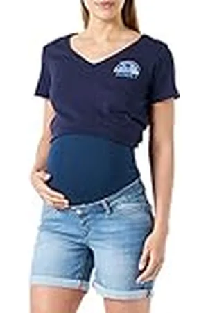 Noppies Buckley Over The Belly Shorts voor dames, Aged Blue - P144, 33