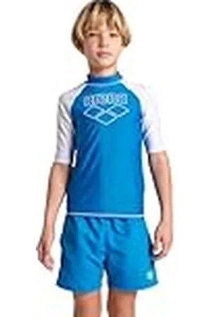 Arena Graphic Anti-UV T-shirt met korte mouwen voor kinderen, , 14-15 Jaar