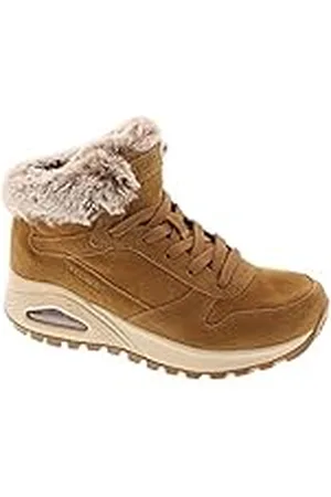 Skechers Dames Uno Rugged Sneaker, Kastanje, 35 EU