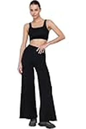 Trendyol Dames Sportkleding Normale Taille Wijde Been Wijde Been Trainingspak Bottoms, , XS