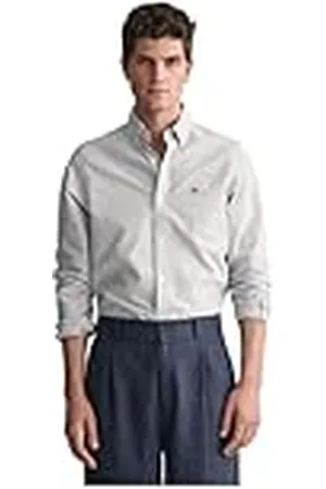 GANT Slim Oxford Banker Stripe Shirt, , XXL
