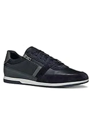 Geox U Renan A Sneakers voor heren, marineblauw, 46 EU, , 46 EU