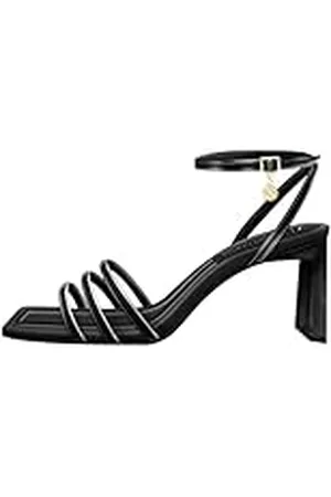 Armani Exchange Dames Dalia, Triple Band, Enkelbandje Heeled Sandaal, , 37,5 EU, , 37.5 EU