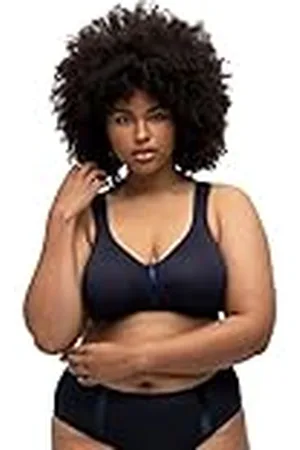 Ulla Popken Dames Bra Without Underwired, microvezel, wellnessbeha, , 100, , 100C