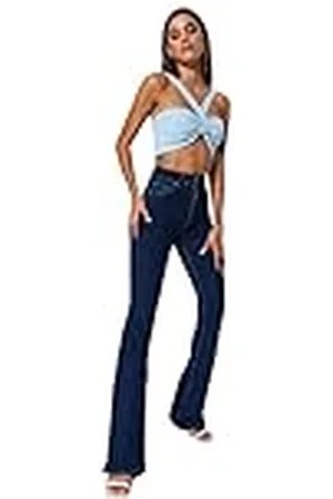 Trendyol Vrouwen hoge taille flare been flare jeans, , 42, , 68