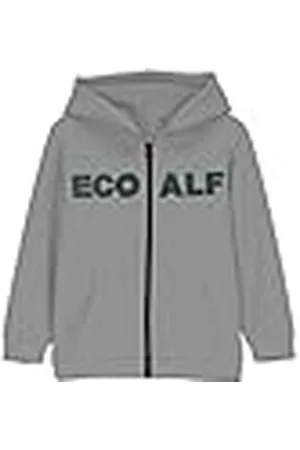 ECOALF Islalf sweatshirt voor kinderen, van katoen, gerecyclede stof, katoenen sweatshirt voor kinderen, sweatshirt met ritssluiting, basic sweatshirt, , 12 jaar