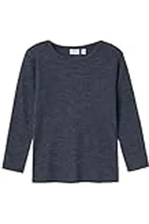 NAME IT Jongens Nmmwossa Wool/Silk Rib Ls Top Shirt met lange mouwen, , 110 cm