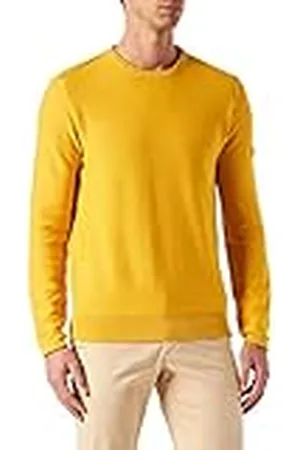 Camel Active Heren 409545/7K10 Pullover trui, Zonnebloem geel, S