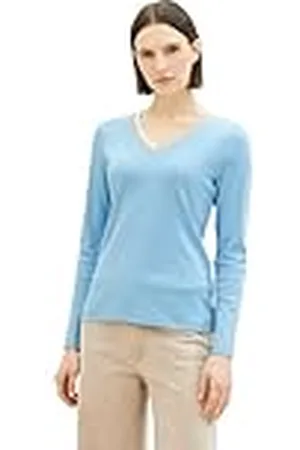 TOM TAILOR T-shirt met lange mouwen voor dames, , M
