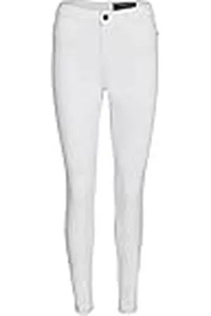 Noisy May NOS DE Dames NMCALLIE HW Skinny BW BG NOOS Jeans, Bright White, 26/32