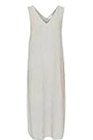Kaffe Damesjurk met V-hals zonder mouwen, halverwege de lengte, casual pasvorm, dames, , 42