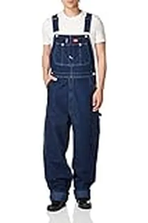 Dickies Heren Classic Bib Overallsbib Overalls???????????? ??????? overalls en overalls werkkleding kleding, Blauw (Bleu Rnsd Ind/Blu), 38W 30L UK, Blauw (Bleu Rnsd Ind/Blu), 38W / 30L