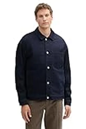 TOM TAILOR Heren 1043488 Jeansjack, 10115-Clean Rinsed Blue Denim, XS, , XS